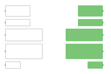 Digital png illustration of white and green tags on transparent background