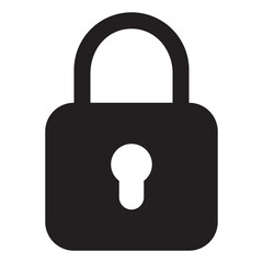 Padlock icon for security