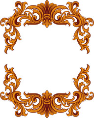 Frame ornament vintage classic element decoration