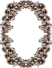 Frame ornament vintage classic element decoration