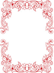 Frame ornament vintage classic element decoration