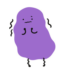 Scared Purple Bean