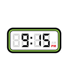 Single Digital Clock Time at 9:15 PM