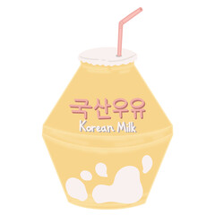 Milk, Korean Milk, yoghurt, drink, Food