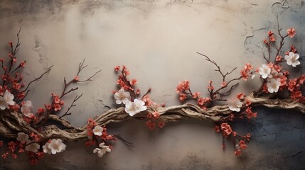 leaves and flowers