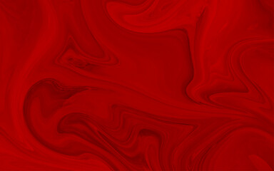 Red or maroon liquid marble background fluid art pattern is suitable for the design of posters labels covers textiles. Creative spectacular texture vector illustration