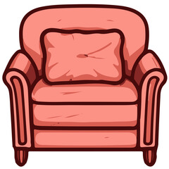 sofa illustration, generative AI