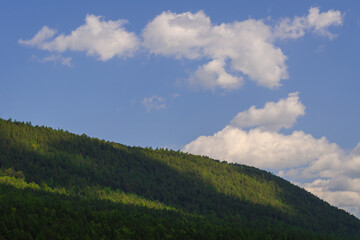 Fototapeta premium landscape with clouds