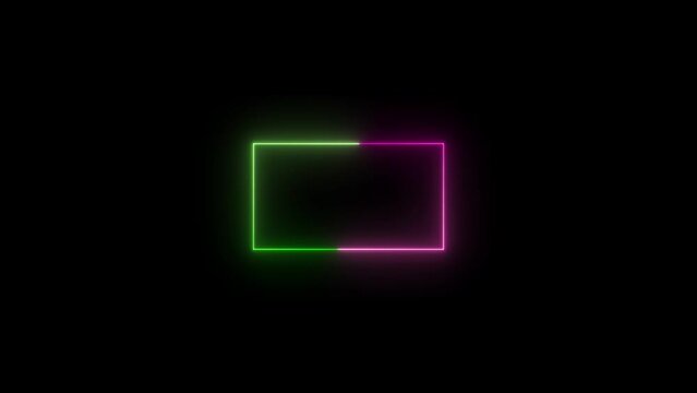 A colourful squire neon animation . squire from icon.frem