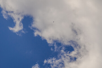 blue sky with clouds