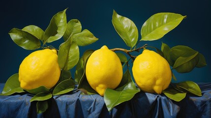 Fresh Lemon Fruit Photography Isolated Background