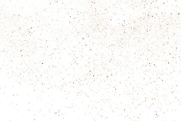 Coffee Color Grain Texture Isolated on White Background. Chocolate Shades Confetti. Brown Particles. Digitally Generated Image. Vector Illustration, EPS 10.