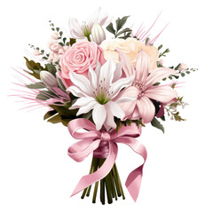 Obraz premium Bouquet flowers of wedding