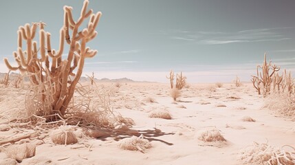 Surreal Sands: Infrared Views of a Desert Oasis