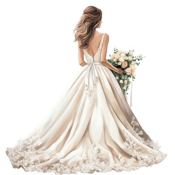 recommend clip art: Bride and Groom Wedding