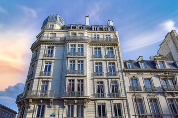 Fototapeta na wymiar Paris, a beautiful building