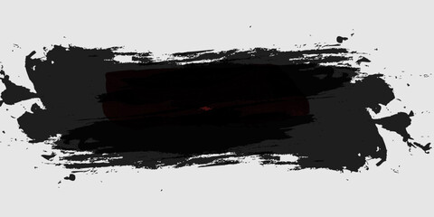 Abstract grung brush stroke on white background