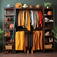 a closet full of fashion
