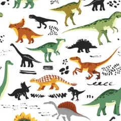 Fototapete Dinosaurier dinosour pattern design.