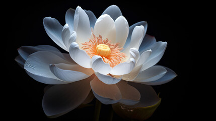 Beautiful lotus gracefully