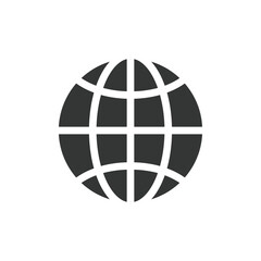 Sphere icon on a transparent background