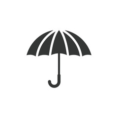 Umbrella symbol on a transparent background