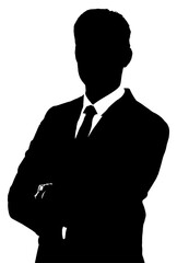 business people office working vector sillhouette