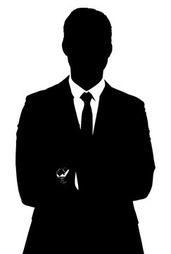 business people office working vector sillhouette