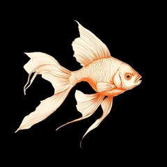 goldfish isolated