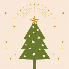 イラスト_クリスマスツリー