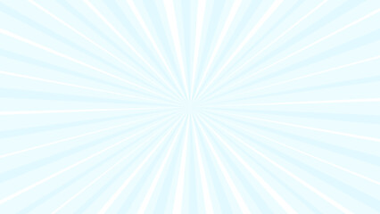 Light blue and white sunburst background