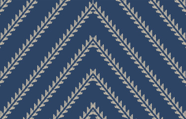 Ethnic abstract ikat art. Aztec ornament print. geometric ethnic pattern seamless  color oriental.  Design for background ,curtain, carpet, wallpaper, clothing, wrapping, Batik, vector illustration.
