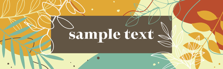 背景イラスト_ボタニカル