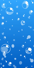 背景イラスト_水中の泡