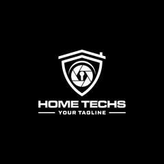 Home Security and CCTV Logo Sign Design