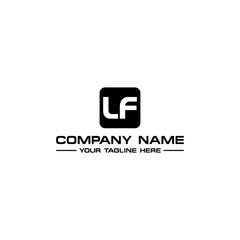 LF Initial Logo Sign Design for Your Company