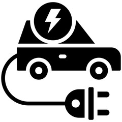 Electric Vehicle Icon