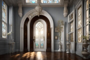 Fototapeta na wymiar beautiful house door
