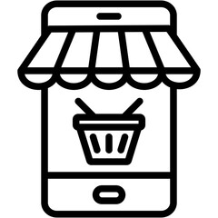 Mobile Store Icon