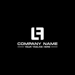 Fototapeta premium LF Initial Logo Sign Design for Your Company
