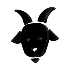 This is a beautifully designed 3D icon with a beautiful metallic texture.