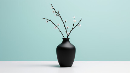 Commercial minimalistic vase - obrazy, fototapety, plakaty