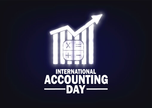 International Accounting Day Vector illustration. Holiday concept. Template for background, banner, card, poster with text inscription. 
