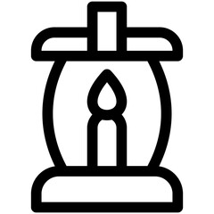 Oil Lamp Icon