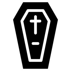 Obraz premium Coffin Icon