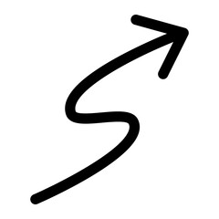Hand drawn arrow icon