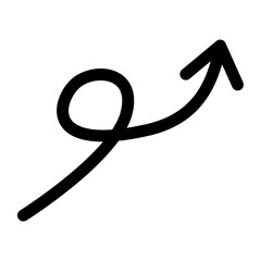 Hand drawn arrow icon