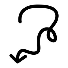 Hand drawn arrow icon