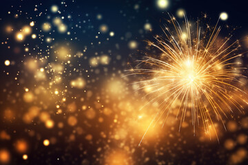 Naklejka premium Firework for party and celebration