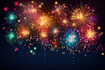 Fototapeta na wymiar Firework for party and celebration